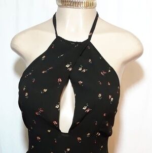 Dont Ask Why Floral Halter Dress